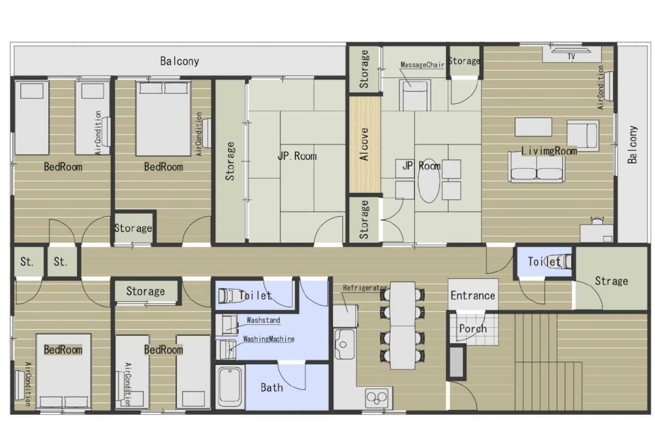 Type A Room 120平米 -ウル エスポワール那覇- Naha Zewnętrze zdjęcie